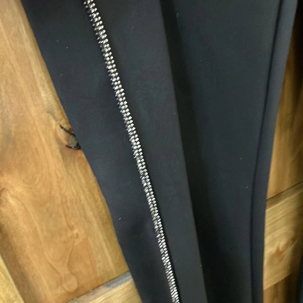Crystal embellished black tuxedo pants - Picture 2 of 7